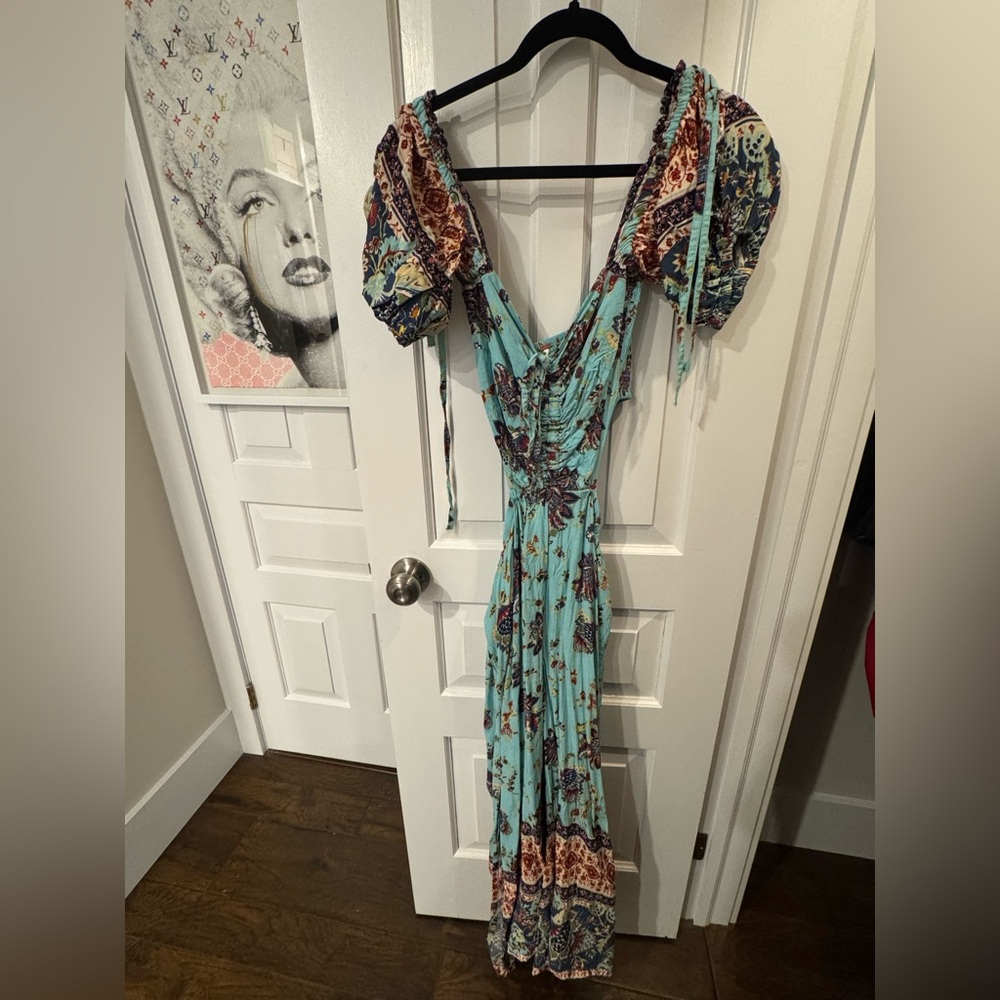 Bohemian Floral Maxi romper